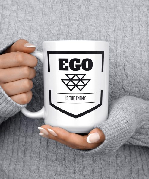 Ego Is The Enemy Mug - Image 8