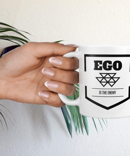 Ego Is The Enemy Mug - Image 6