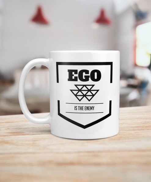 Ego Is The Enemy Mug - Image 5