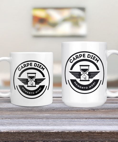 Carpe Diem + Memento Mori Mug - Image 9