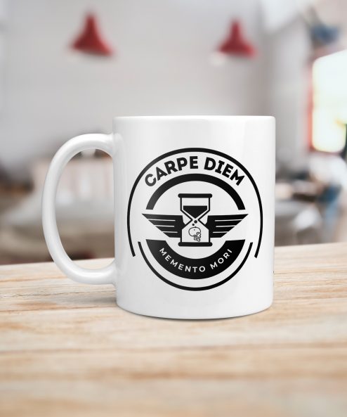 Carpe Diem + Memento Mori Mug - Image 5