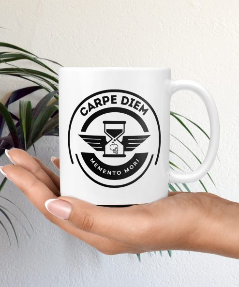 Carpe Diem + Memento Mori Mug - Image 2
