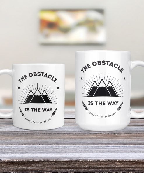 The obstacle is the way mug - Image 2