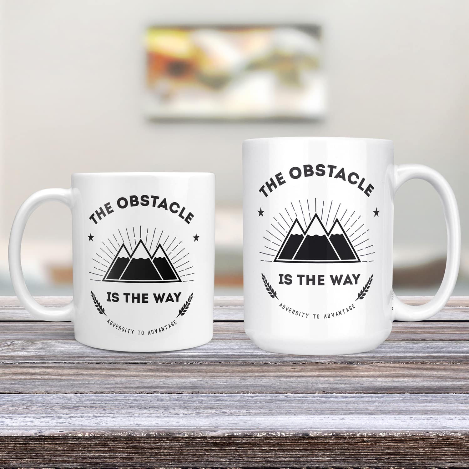 The obstacle is the way mug - Image 2