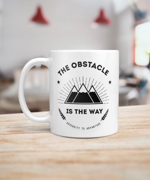 The obstacle is the way mug - Image 5