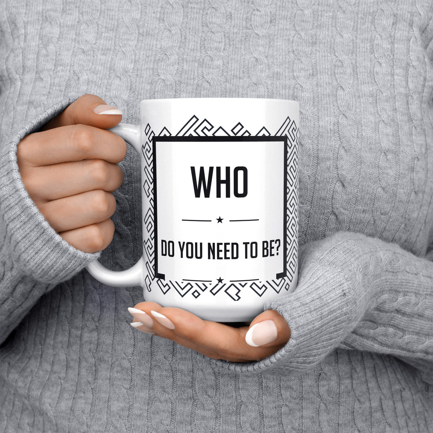 Who do you need to be? Mug - Image 8